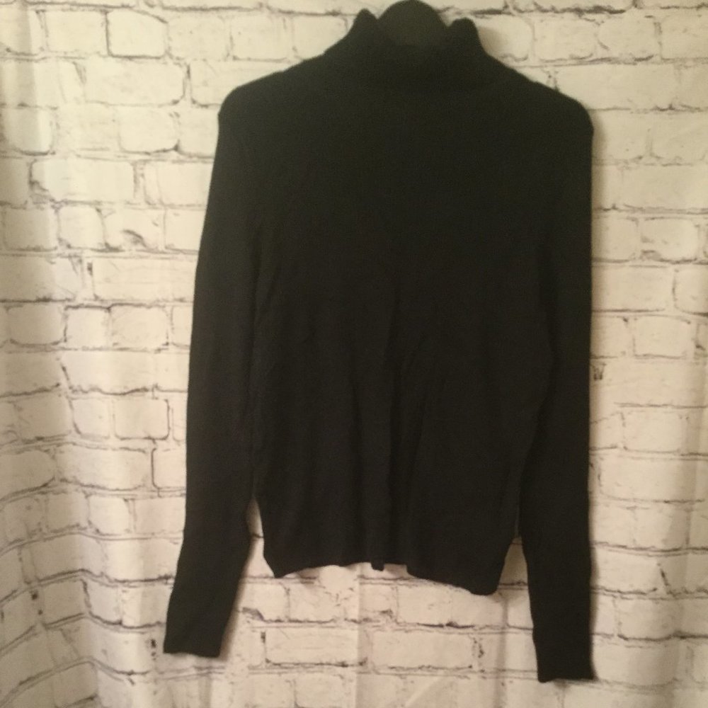A.new day Black Stretchy Sweater-Size: Medium